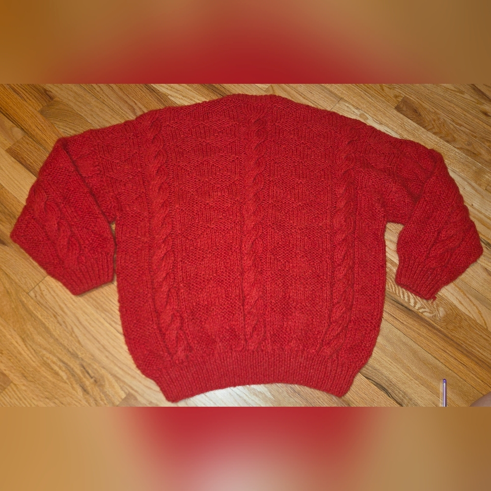 Alpaca Wool Sweater, Made In Peru - Picture 2 of 5